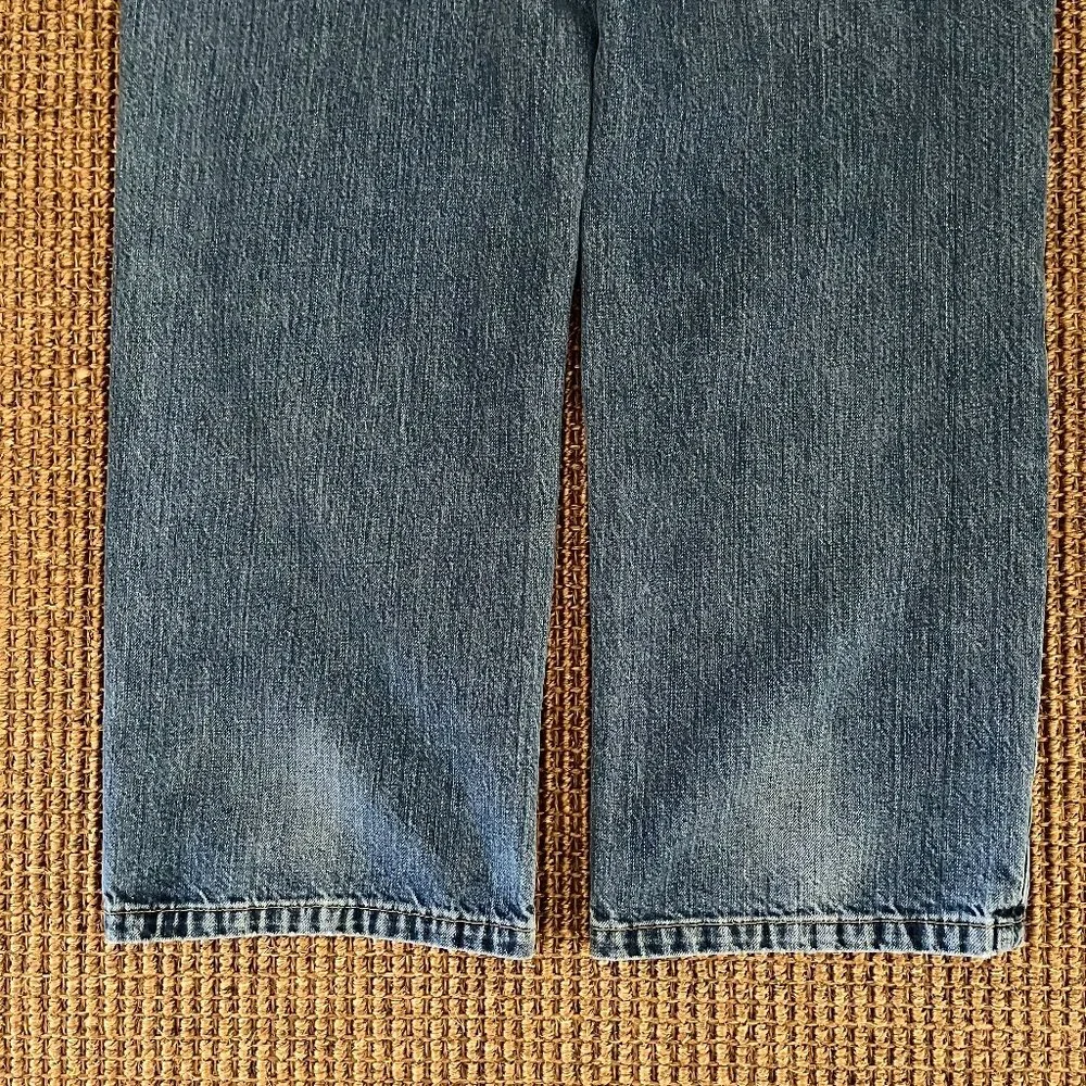 Orvis Men's Blue Denim Jeans - Classic Straight Fit 34x30 - Picture 4 of 5